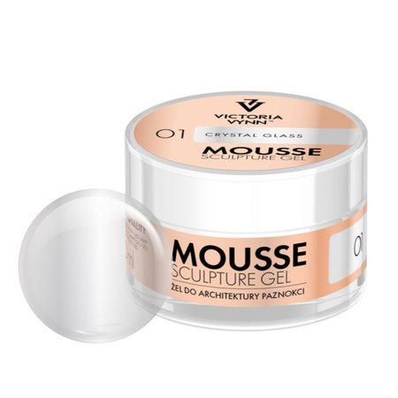 VICTORIA VYNN Żel budujący z tiksotropią MOUSSE Crystal Glass 01 - 50ml