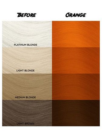 CRAZY COLOR Krem do koloryzacji włosów No. 60 - Orange - 100ml