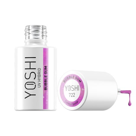 YOSHI Lakier hybrydowy Bubble Gum 6ml -  722