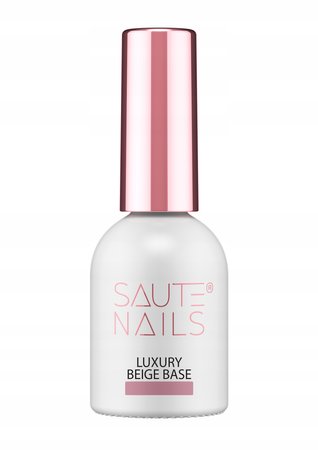 SAUTE NAILS Baza hybrydowa do paznokci Luxury BEIGE BASE - 8ml