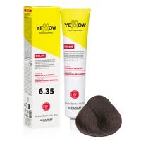 ALFAPARF YELLOW Farba do włosów 6.35 - Ciemny złoty mahoniowy blond - 100ml