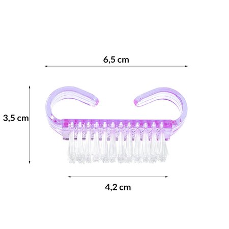 Szczoteczka do paznokci MANICURE MINI - Fioletowa