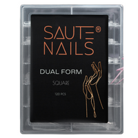 SAUTE NAILS Dual Formy do paznokci SQUARE - 120 sztuk