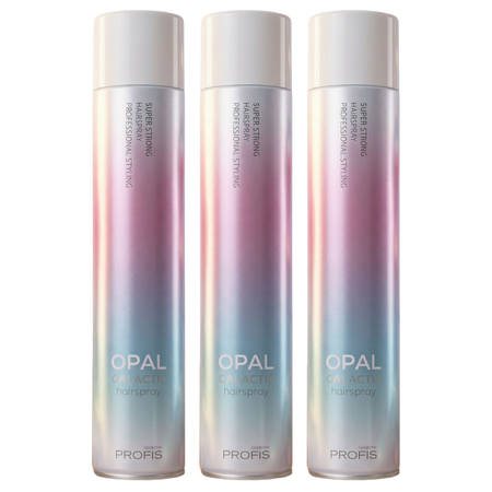 Zestaw PROFIS Lakier do włosów Galaktic OPAL bardzo mocny - 3x750ml