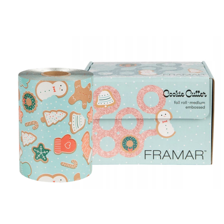 FRAMAR Folia fryzjerska aluminiowa w rolce COOKIE CUTTER 97,5m