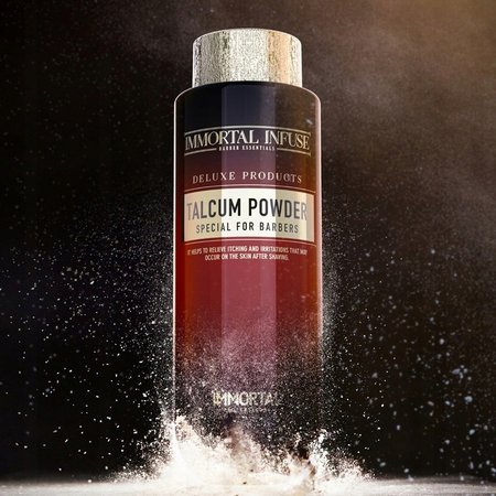 IMMORTAL Talk Puder fryzjerski TALCUM POWDER - 180g