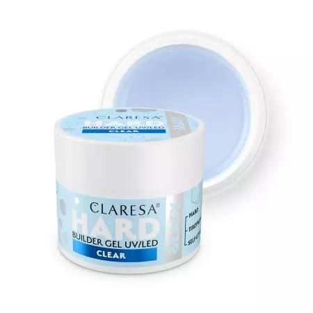 CLARESA Żel budujący do paznokci HARD&EASY - CLEAR - 45g - ŚREDNI