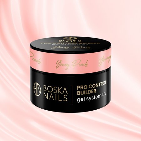 BOSKA NAILS Żel budujący do paznokci PRO CONTROL BUILDER - Young Peach - 50ml - DUŻY