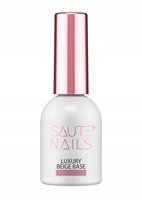 SAUTE NAILS Baza hybrydowa do paznokci Luxury BEIGE BASE - 8ml