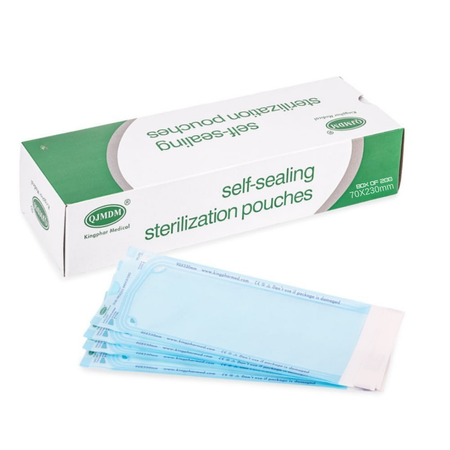 QJMDM Torebki do sterylizacji samouszczelniające 70x230mm - 200 sztuk