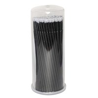 NAIL4U Mikroaplikatory bezwłókienkowe - Czarne - 100 sztuk