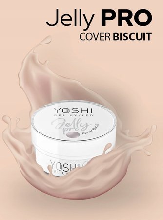 YOSHI Żel budujący Jelly PRO - Cover Biscuit - 15ml - MAŁY