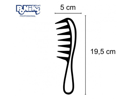 BLACKOMB Szeroki grzebień do rozczesywania włosów kręconych - CK007