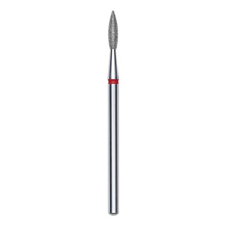 STALEKS Frez diamentowy PŁOMYK ostry czerwony EXPERT 2,1/8mm - FA11R021/8