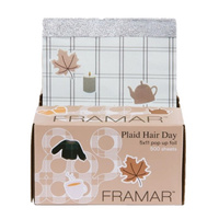 FRAMAR Folia aluminiowa w paskach PLAID HAIR DAY 5x11 - 500 sztuk