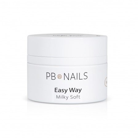 PB NAILS Żel budujący Easy Way - Milky Soft - 50g
