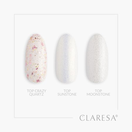 CLARESA Top hybrydowy  MOONSTONE No Wipe - 5g