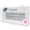 CLAVIER Rzęsy kępki jedwabne naturalne - Classic 10mm