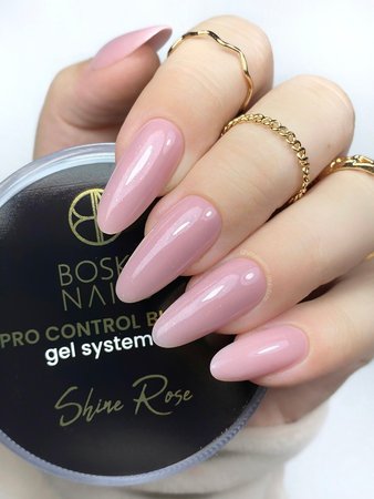 BOSKA NAILS Żel budujący PRO CONTROL BUILDER - Shine Rose - 30ml - ŚREDNI