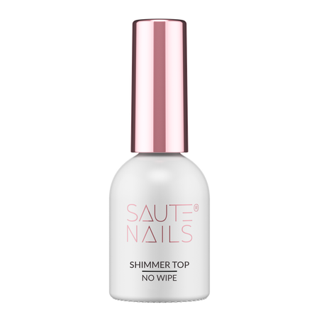 SAUTE NAILS Top hybrydowy SHIMMER TOP No Wipe - 8ml
