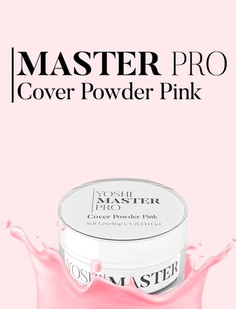 YOSHI Żel budujący Master PRO - Cover Powder Pink - 15ml