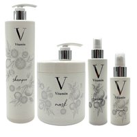 PROFIS Zestaw do włosów Szampon + Maska + Spray + Serum VITAMIN - 2x1000 + 200 + 100