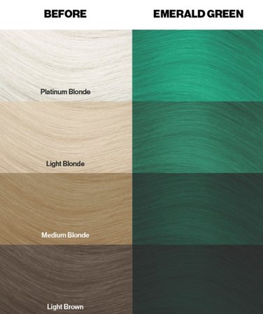 CRAZY COLOR Krem do koloryzacji włosów No. 53 - Emerald Green - 100ml