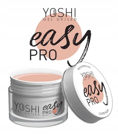 YOSHI Żel budujący Easy PRO - Cover Nude - 50ml - DUŻY