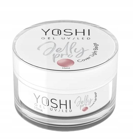 YOSHI Żel budujący Jelly PRO - Cover Light Beige - 15ml