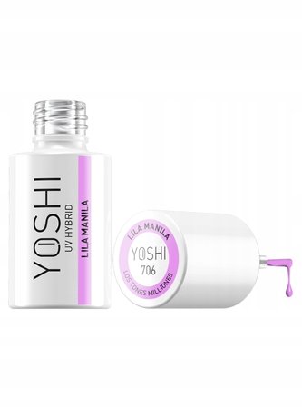 YOSHI Lakier hybrydowy Lila Manila 6ml – 706