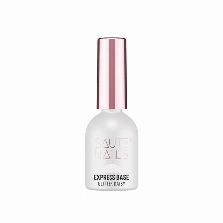 SAUTE NAILS Baza hybrydowa do paznokci Express GLITTER DAISY BASE - 8ml