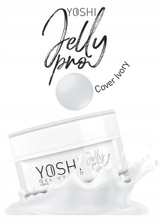 YOSHI Żel budujący Jelly PRO - Cover Ivory - 50ml - DUŻY