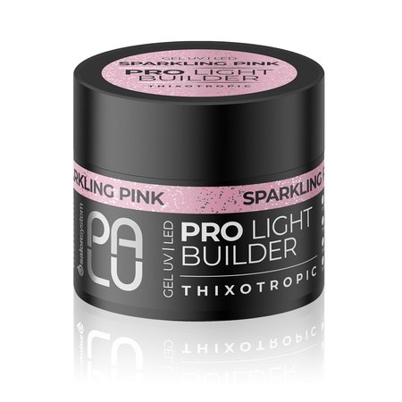 PALU Żel budujący do paznokci builder SPARKLING PINK - 90g - DUŻY