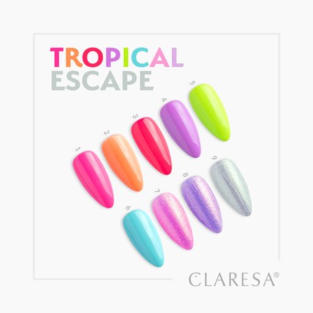 CLARESA Lakier hybrydowy TROPICAL ESCAPE 2 - 5g