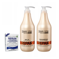 STAPIZ Zestaw do włosów zniszczonych REPAIR + Serum z olejkiem z czarnuszki