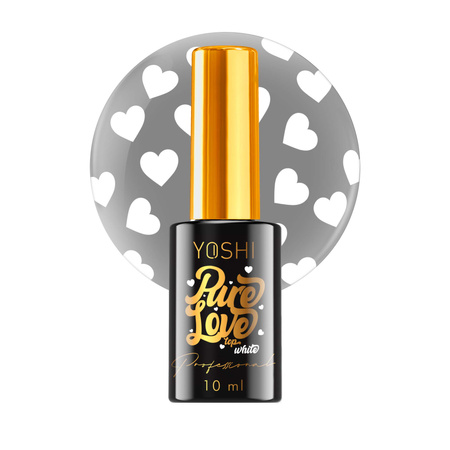 YOSHI Top hybrydowy PURE LOVE WHITE - 10ml - Białe