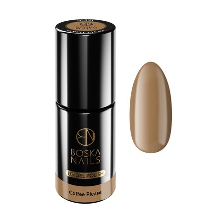BOSKA NAILS Lakier hybrydowy Coffee Please 391 - 6ml