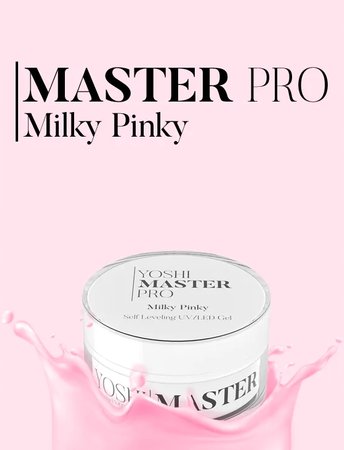 YOSHI Żel budujący Master PRO - Milky Pinky - 15ml - MAŁY