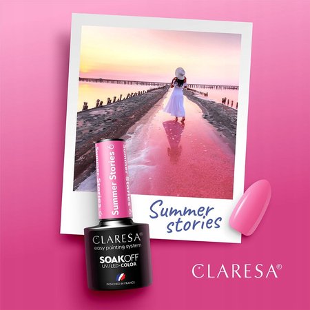 CLARESA Lakier hybrydowy SUMMER STORIES 6 - 5g