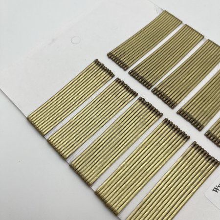 IZA Wsuwki do włosów z kulką CIENIOWANE POŁYSK 6cm - 100 sztuk