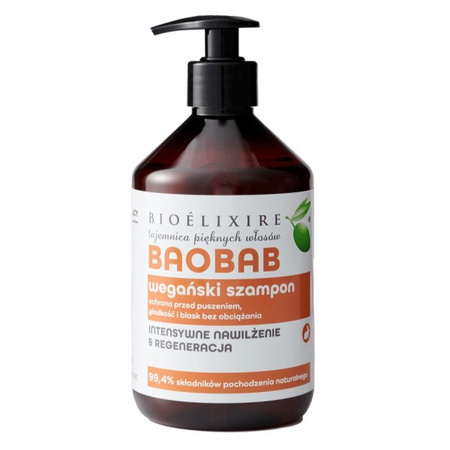 BIOELIXIRE Szampon do włosów BAOBAB - 500ml