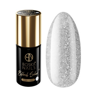 BOSKA NAILS Lakier hybrydowy Bflash Silver 372 - 6ml