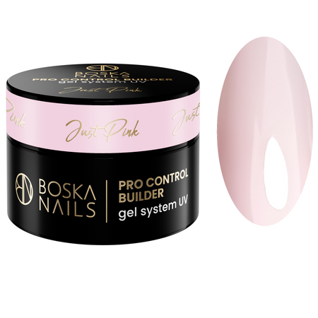 BOSKA NAILS Żel budujący do paznokci PRO CONTROL BUILDER - Just Pink - 50ml - DUŻY