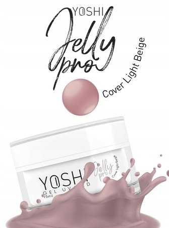 YOSHI Żel budujący Jelly PRO - Cover Light Beige - 15ml