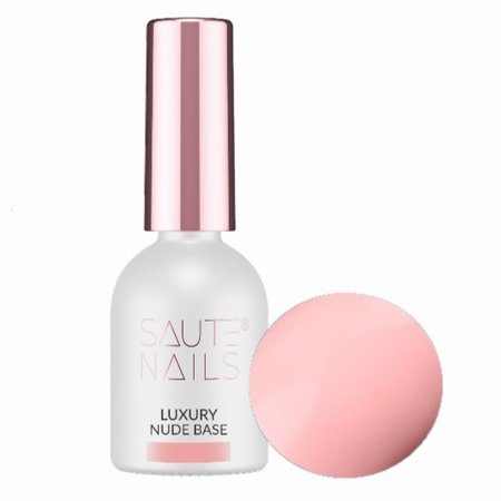 SAUTE NAILS Baza hybrydowa do paznokci Luxury NUDE BASE - 8ml