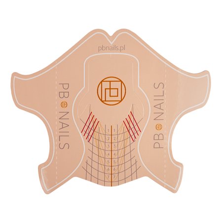 PB NAILS Formy do przedłużania paznokci NAIL FORMS BOX - 300 sztuk