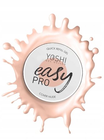 YOSHI Żel budujący Easy PRO - Cover Nude - 15ml - MAŁY