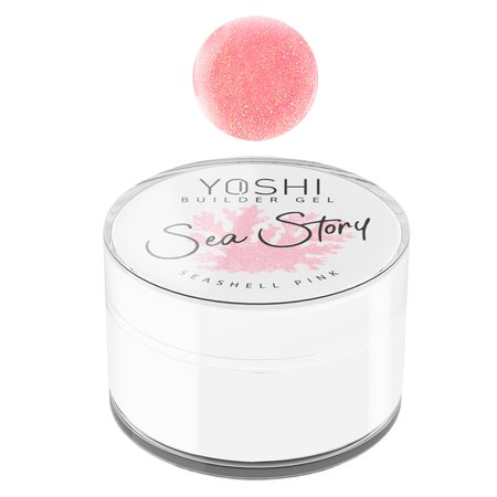 YOSHI Żel budujący do paznokci SEA STORY - Seashell Pink - 15ml - MAŁY