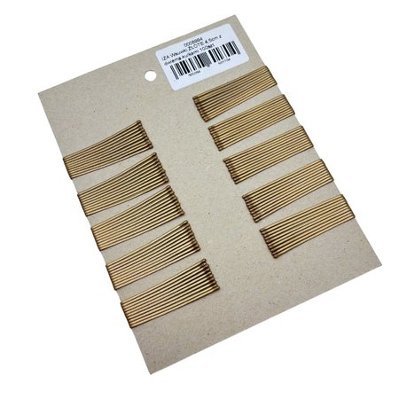 IZA Wsuwki do włosów dwie kulki ZŁOTE POŁYSK 4,5cm - 100 sztuk - 324,5/100