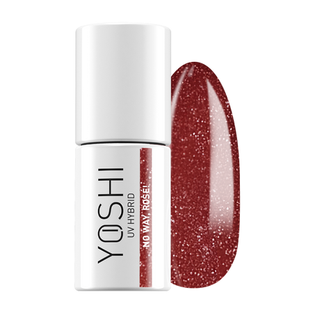 YOSHI Lakier hybrydowy No way Rose 6ml - 143